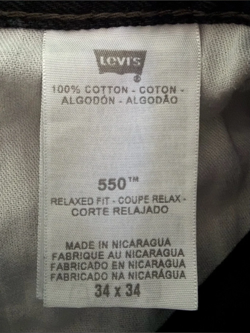 Levi’s Mens 550 Jeans